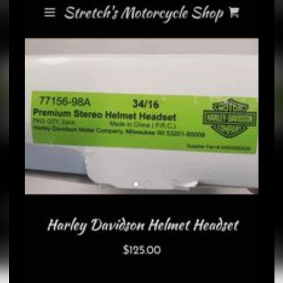 Motorcycle helmet headset - Picture 3 of 4